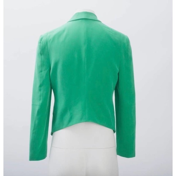 Rebecca Minkoff Women’s Silk One Button Green Blazer Size 2 NWOT - Picture 2 of 11